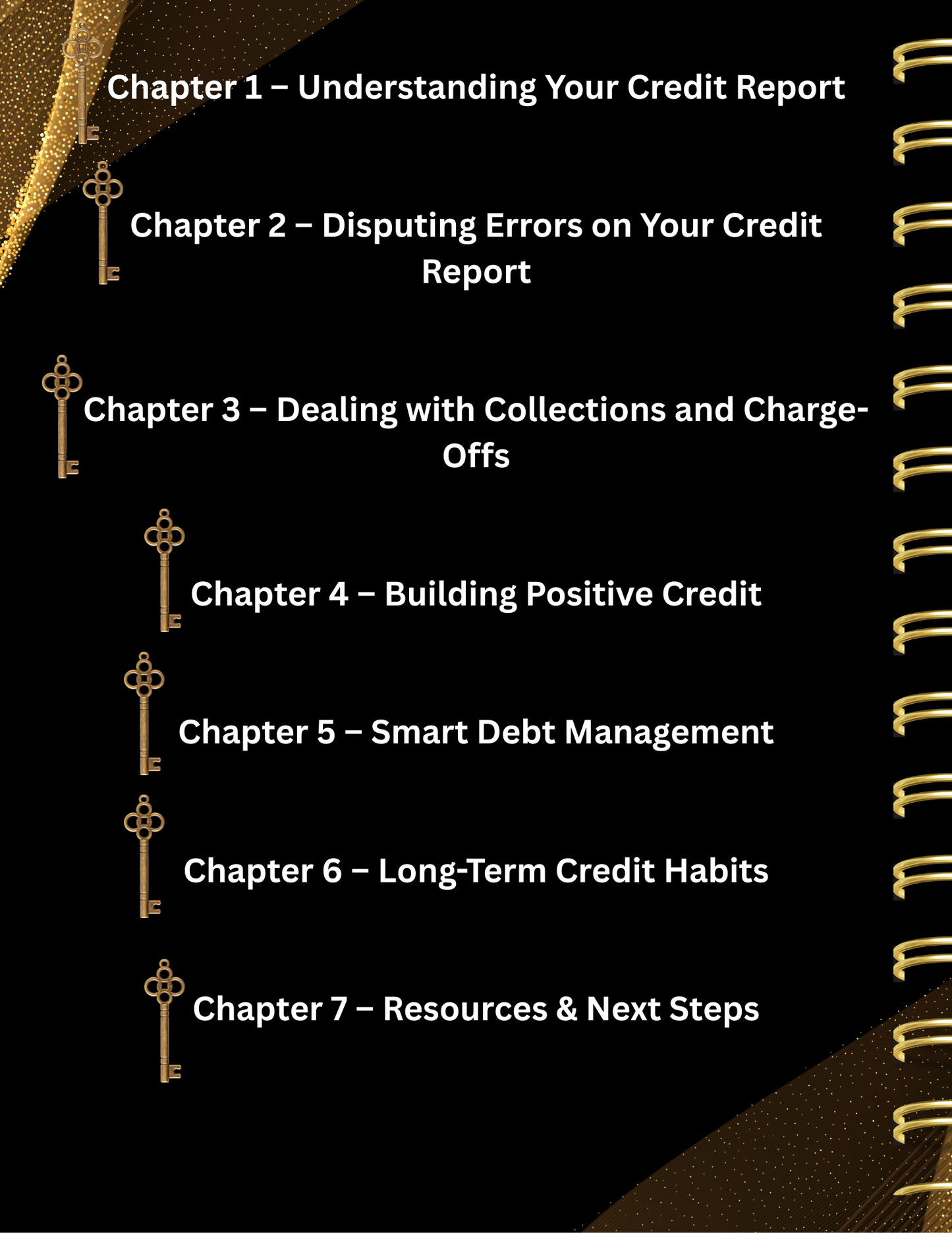 The Keys to CREDIT: VOLUME 1
