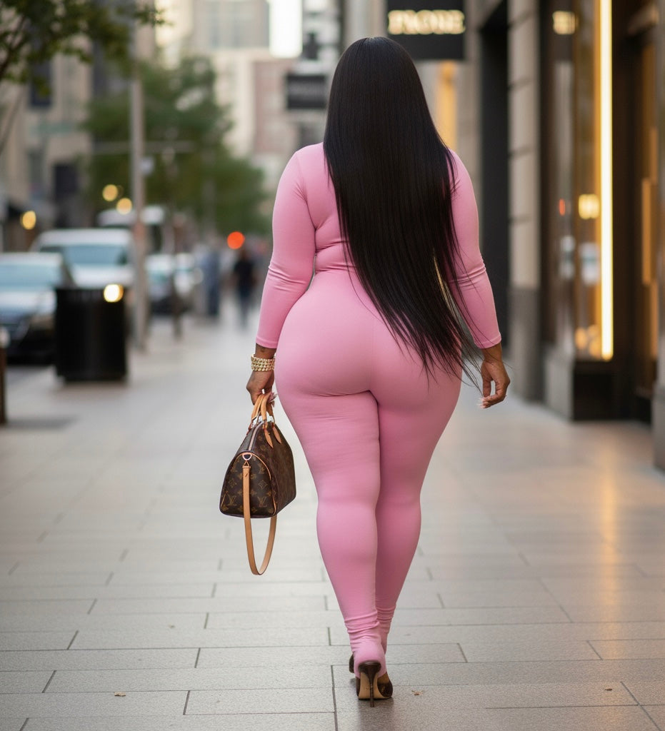 Blush Doll Catsuit – Pink