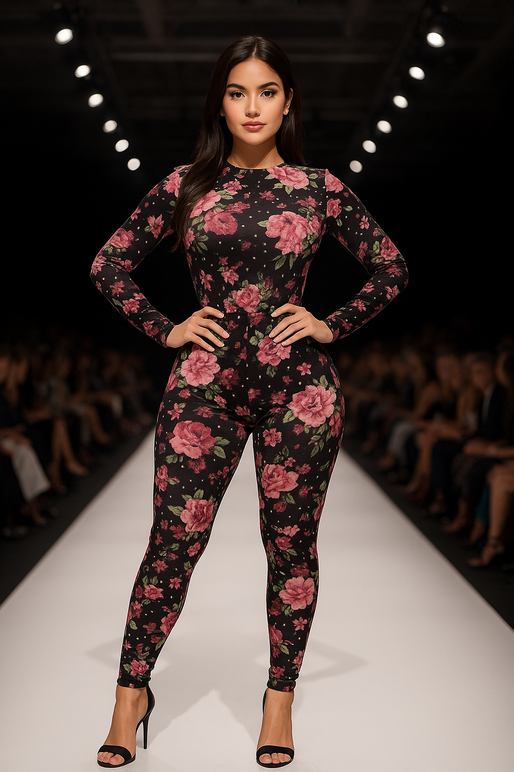 Midnight Garden Floral Catsuit – Kei Ali Exclusive