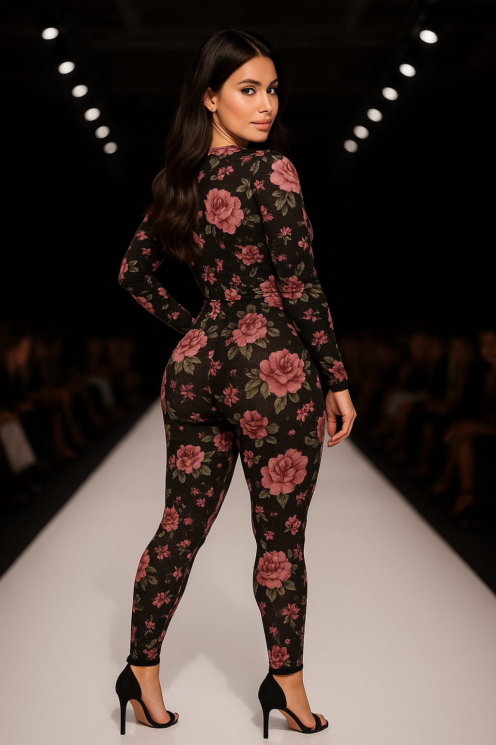 Midnight Garden Floral Catsuit – Kei Ali Exclusive
