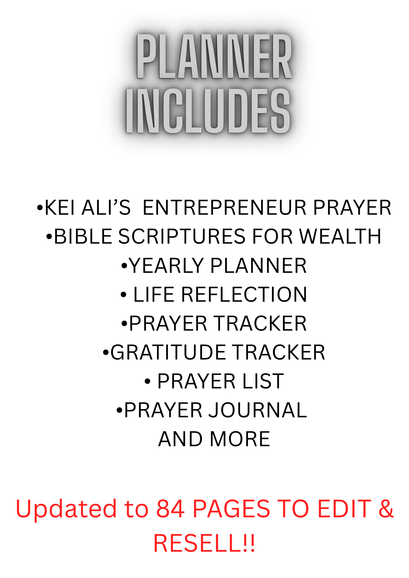 Let’s Pray- UPDATED DIGITAL PLANNER