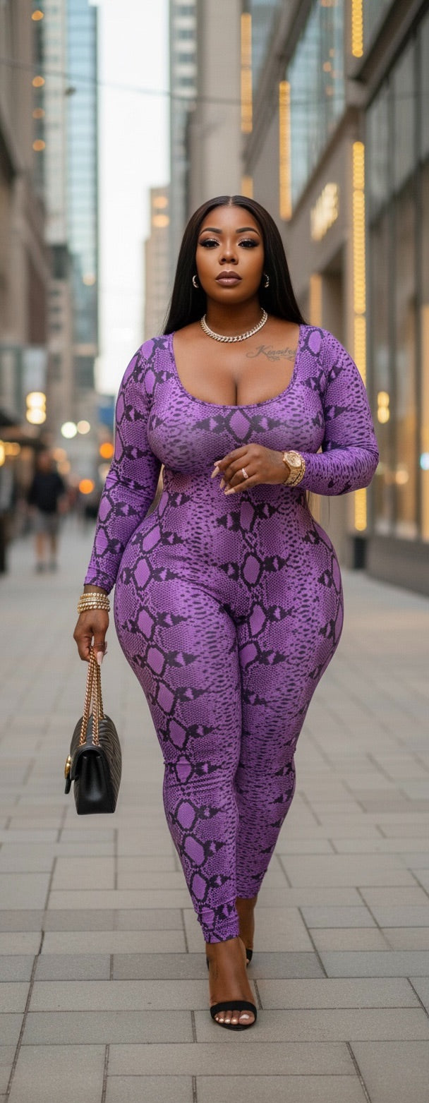 Violet Viper Catsuit